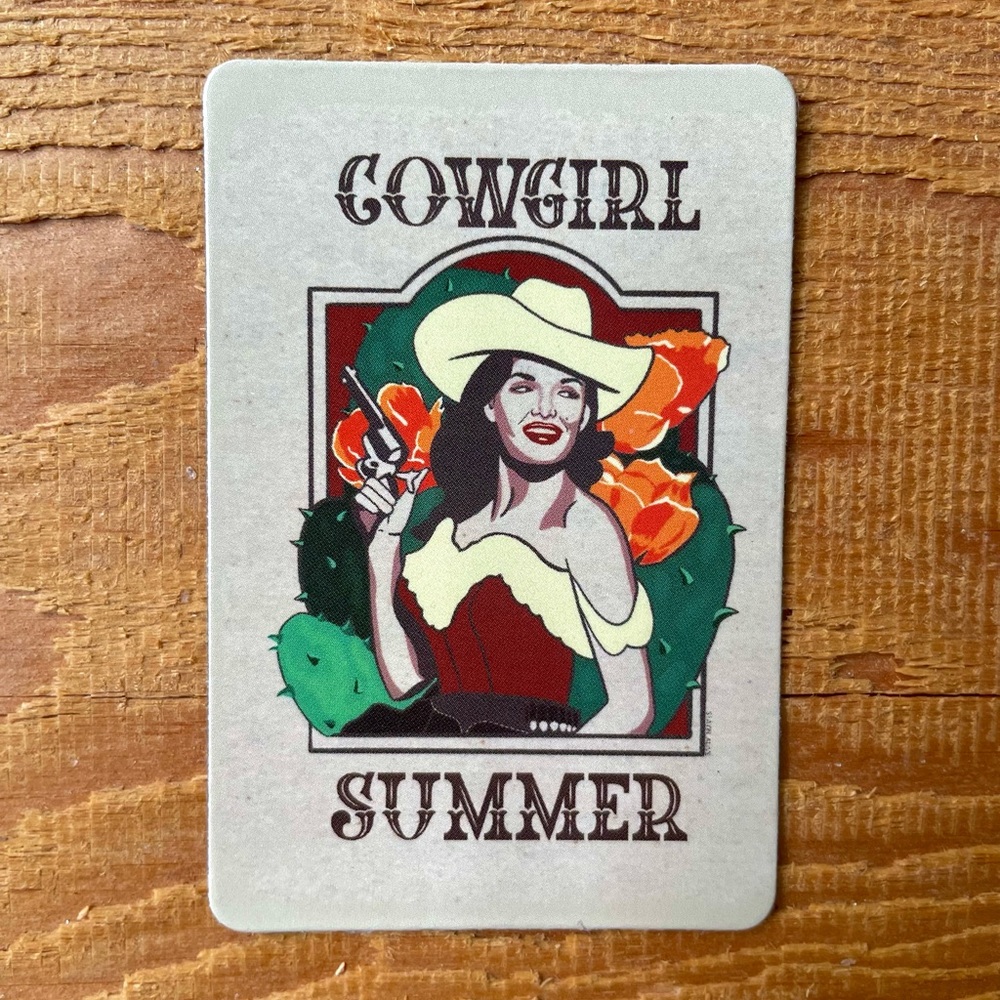 Cowgirl Summer Magnet